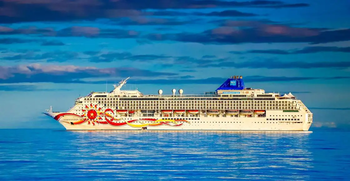 location of norwegian sun cruise ship